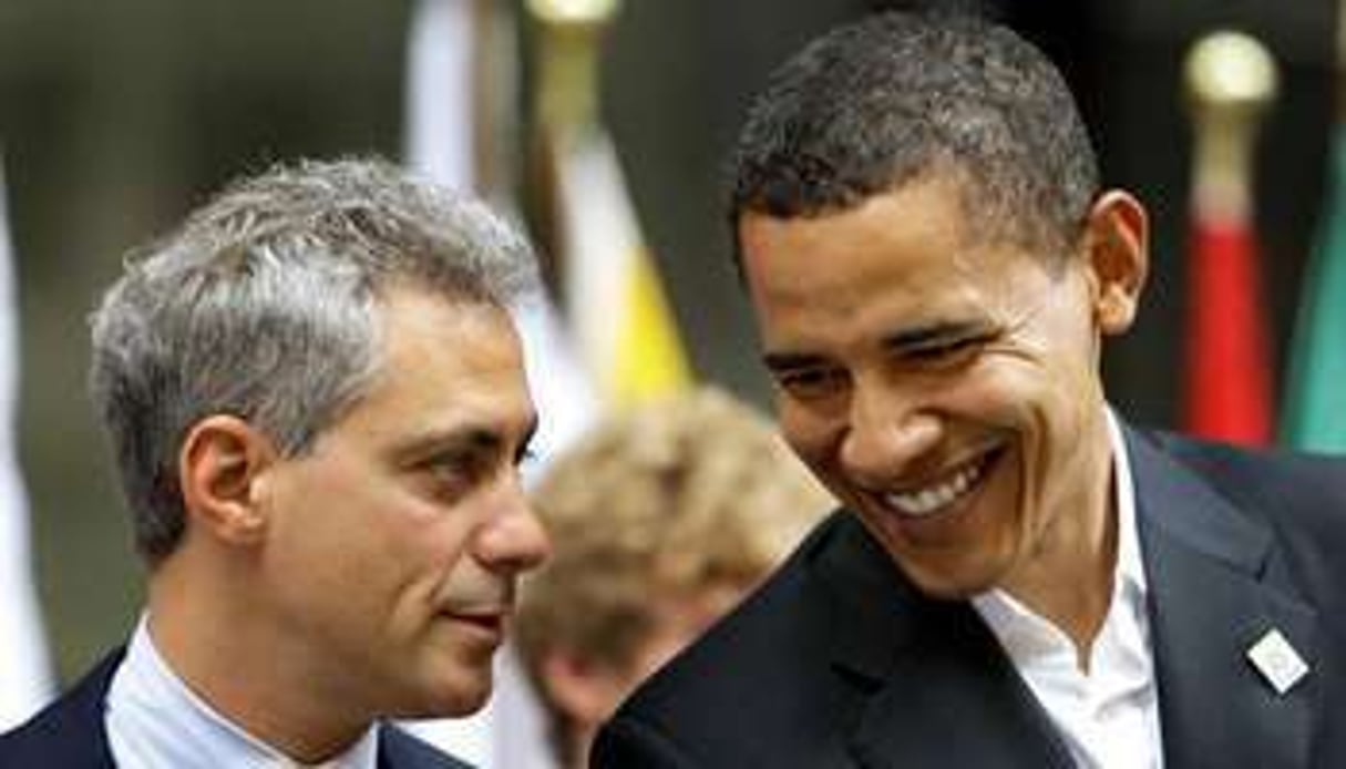 Rahm Emanuel et Barack Obama. © Reuters