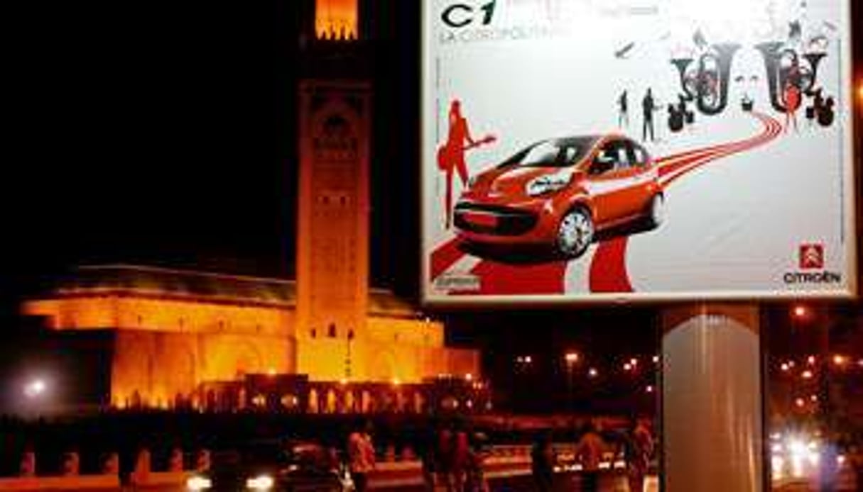 Casablanca, 2008 : les femmes sont une nouvelle cible pour les publicitaires. © ALEXANDRE DUPEYRON POUR J.A.