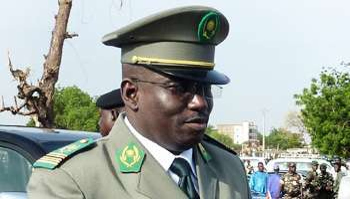 Le colonel Badié, à Niamey le 3 août. © AFP