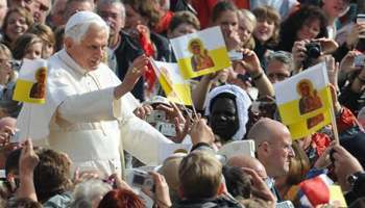 Le pape Benoît XVI au Vatican, le 20 octobre 2010. © AFP