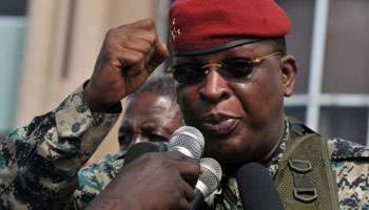 Le président de transition en Guinée, le général Sékouba Konaté, le 15 septembre 2010. © AFP