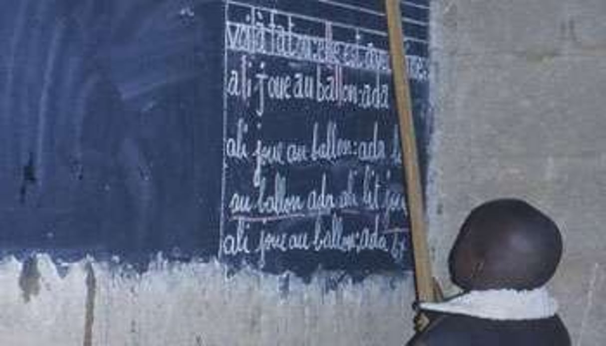Un écolier de la région de Koulikoro. © OLIVIER EPRON