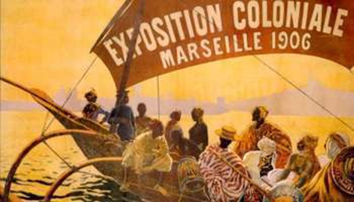 Affiche de la première exposition coloniale de Marseille, en 1906. © D.R.