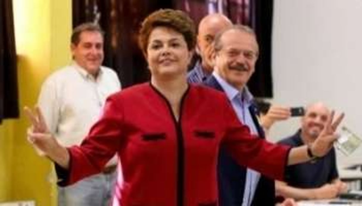 Dilma Rousseff, le 31 octobre 2010 à Porto Alegre. © AFP/Jefferson Bernardes