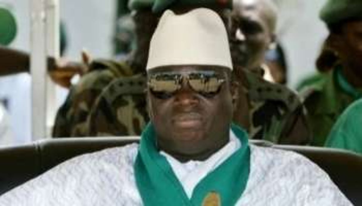 Le président gambien Yahya Jammeh, en 2006. © AFP