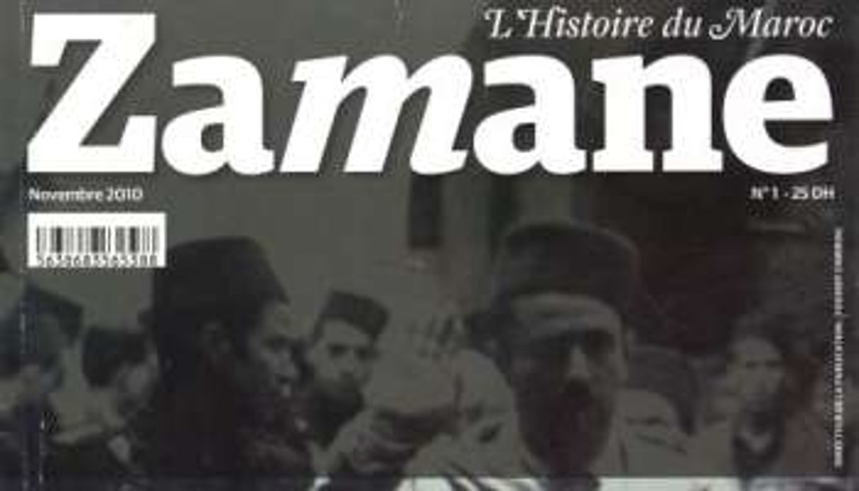 Couverture du n° 1 de Zamane, du mois de novembre 2010. © J.A.