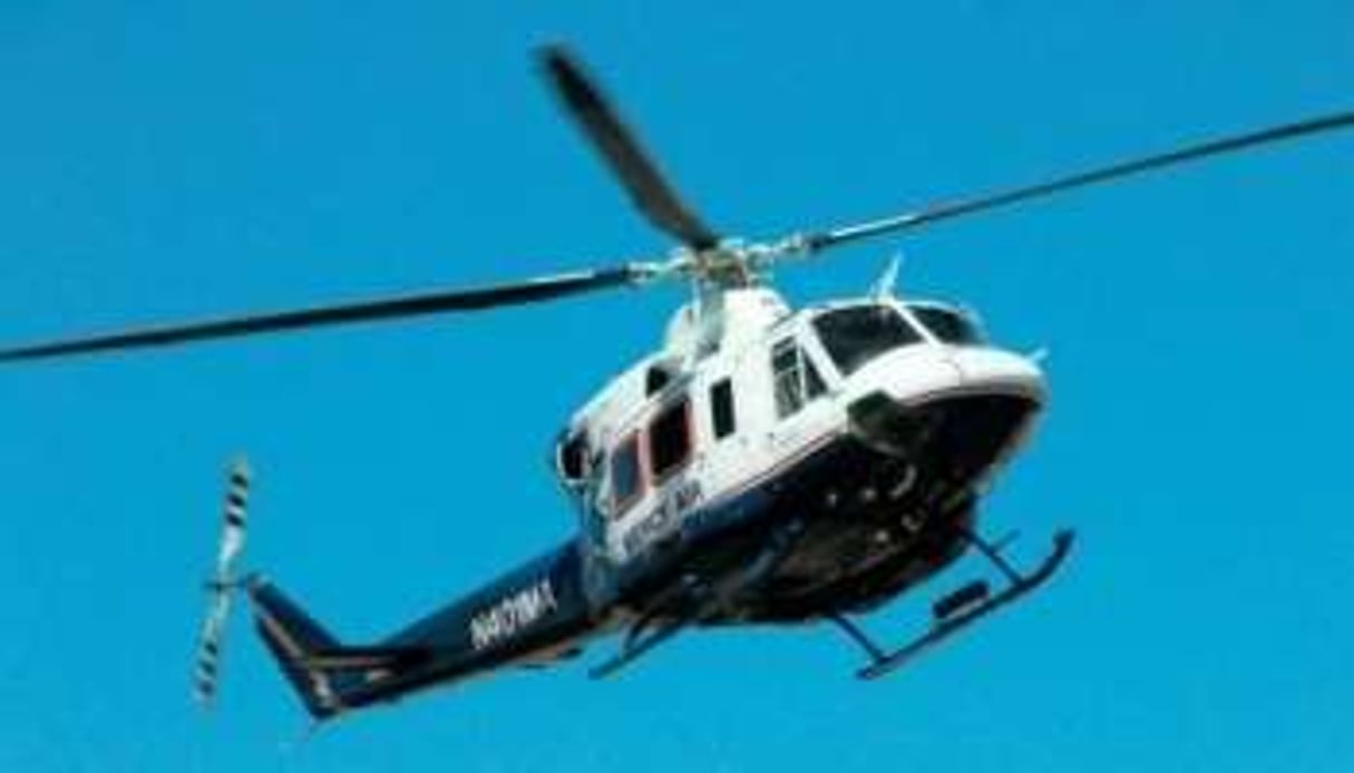 Le porte-parole du gouvernement a évoqué un hélicoptère de type Bell 412. © D.R.