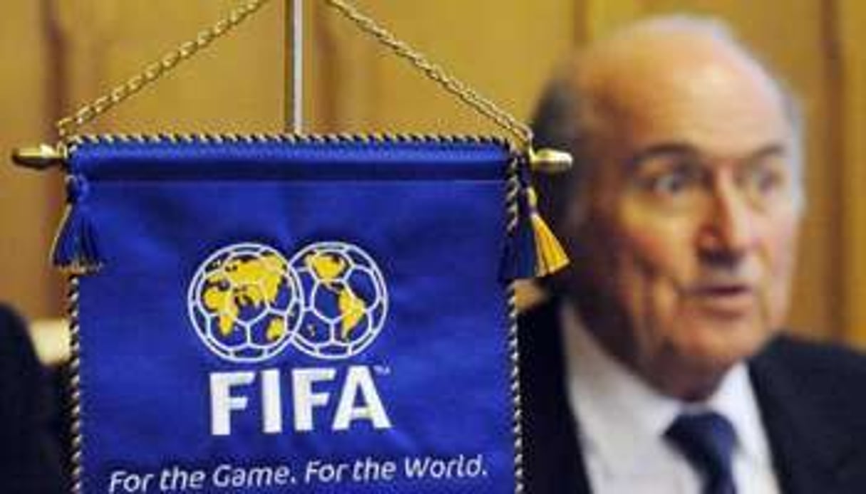 Joseph Blatter, président de la Fifa, à Budapest, le 21 ocotbre 2009. © AFP