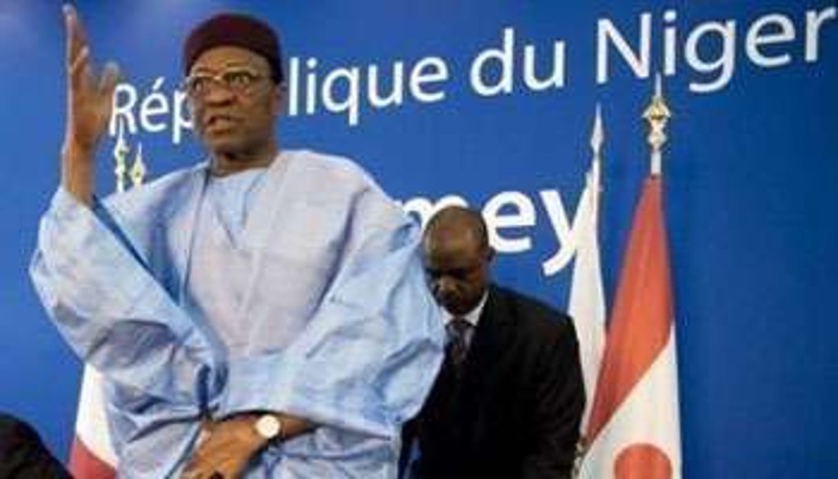 L’ex-président nigérien, Mamadou Tandja à Niamey, le 27 mars 2009. © Philippe Wojazer/AFP