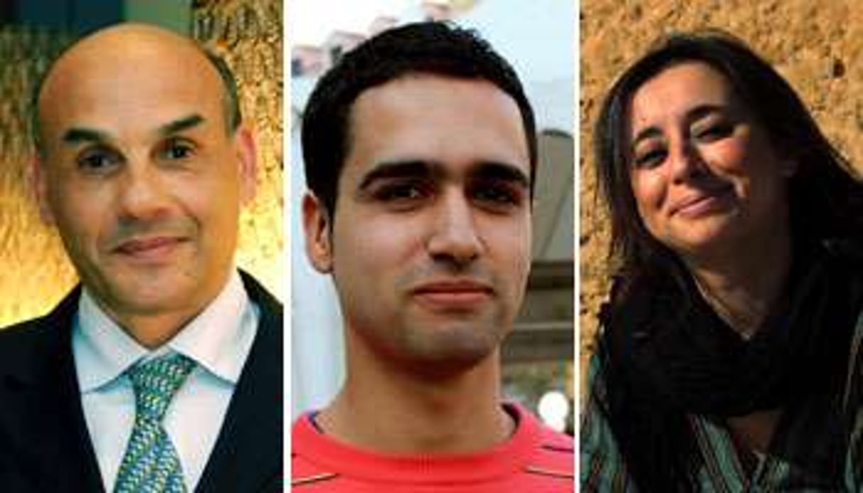 Chafik Chraïbi, Samir Bergachi et Ibtissam Lachgar, trois exemples de ces nouveaux combattants. © Hassan Ouazzani pour J.A./Kifkif