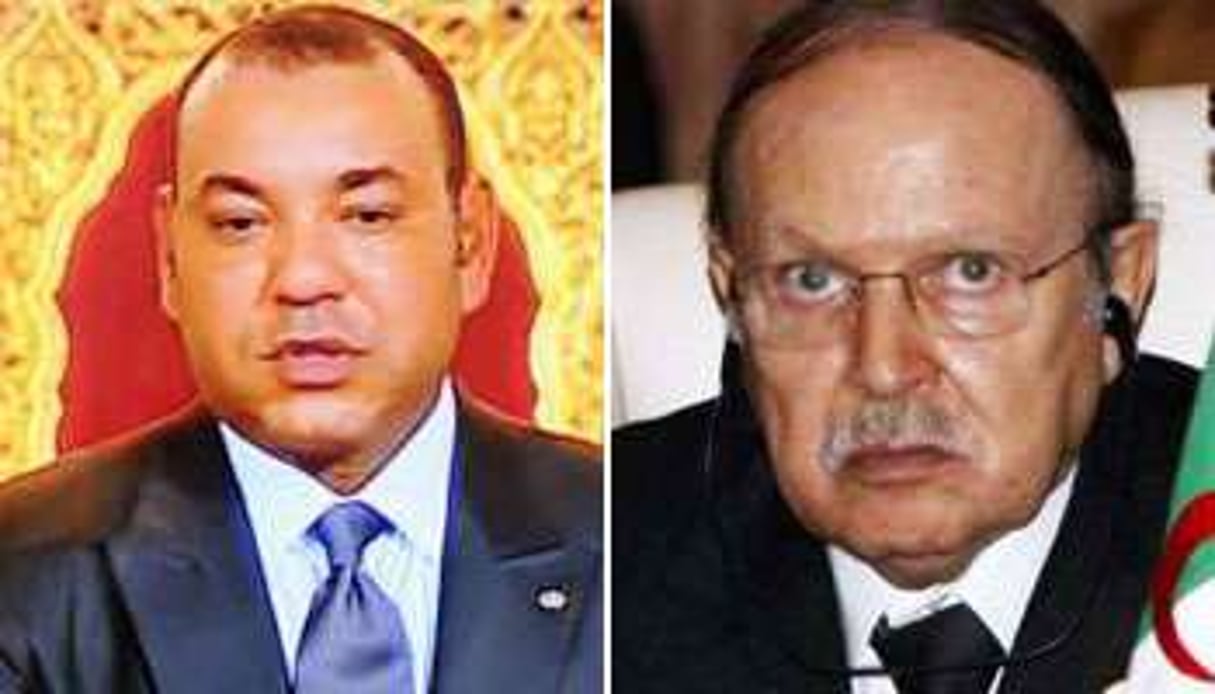 Les relations entre Mohammed VI et Abdelaziz Bouteflika seraient beaucoup moins cordiales qu’affiche © AFP