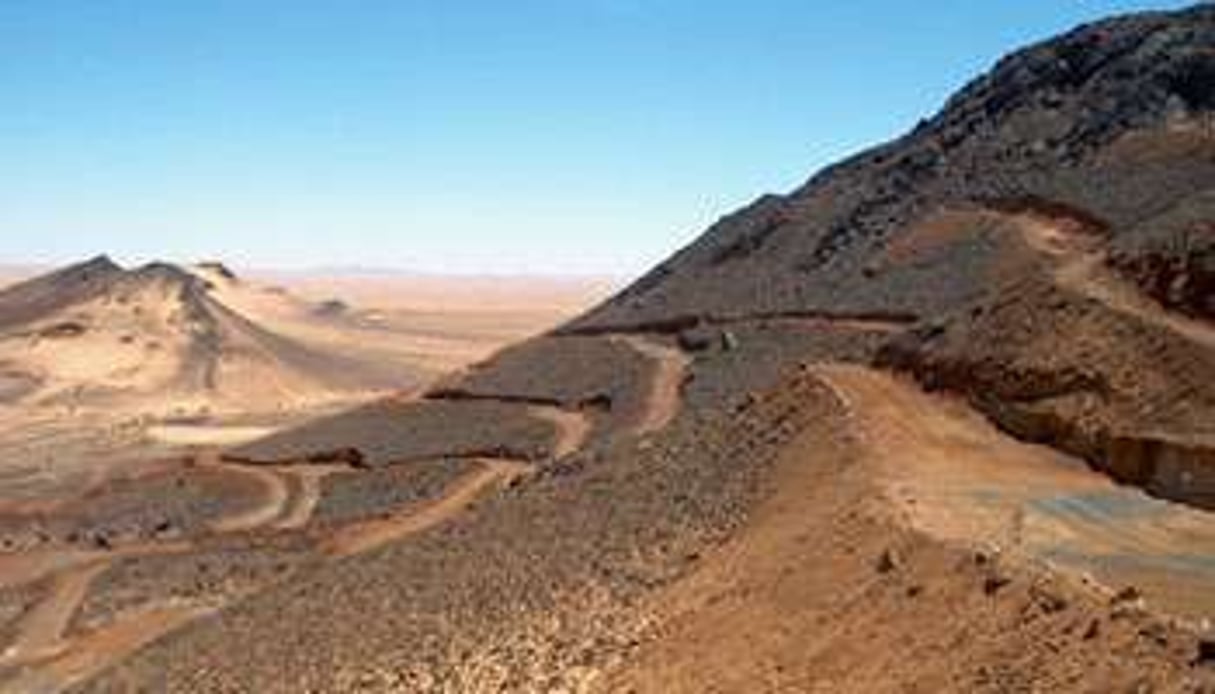 Situé à Zouerate, le site est exploité à ciel ouvert depuis 1984. © SNC Lavalin