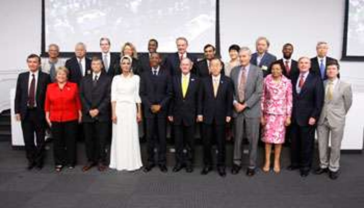 Groupe de personnalités créé par Ban Ki-moon pour aider à la réalisation des OMD. © D.R.