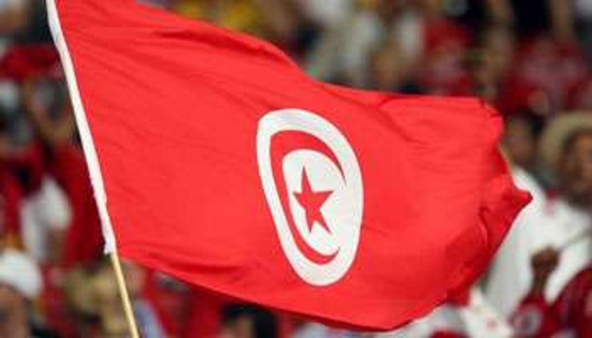 Le drapeau tunisien. © AFP