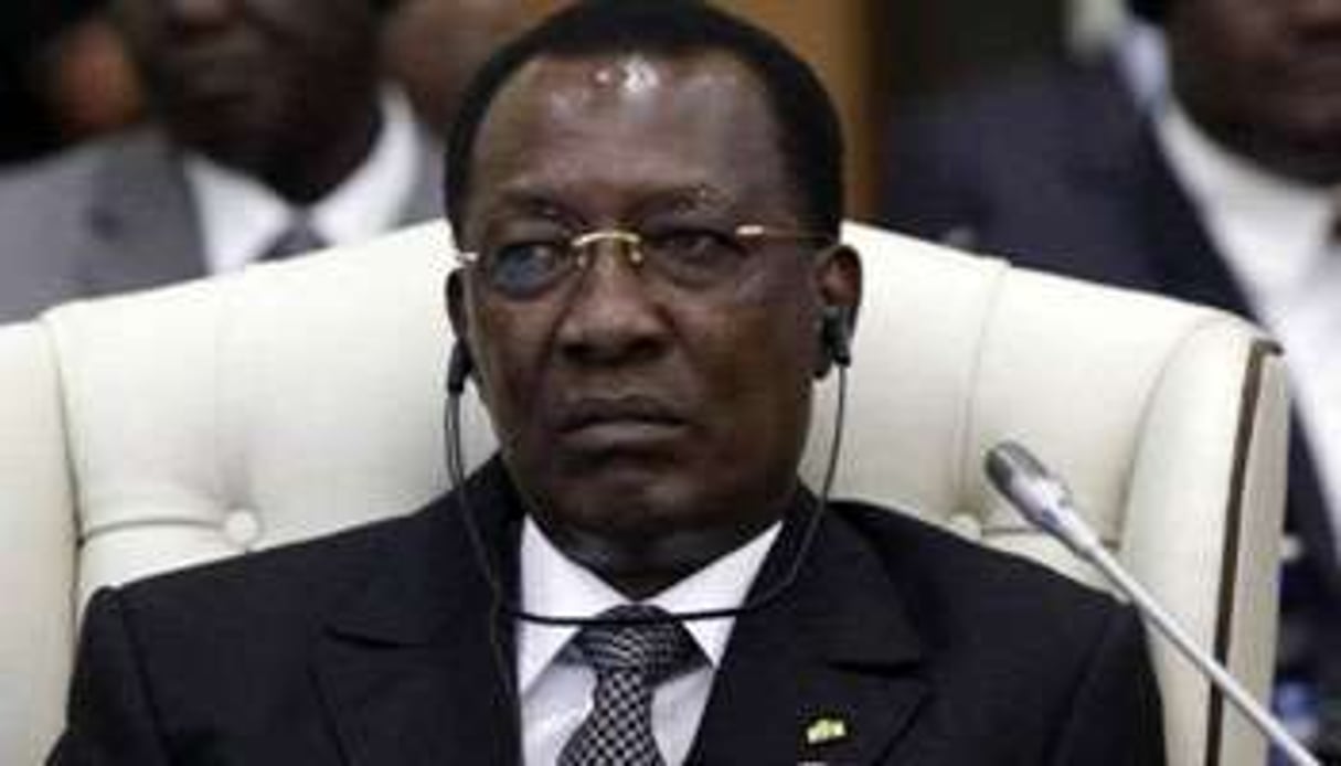 Le président tchadien, Idriss Déby Itno, le 29 novembre 2010 à Tripoli. © AFP