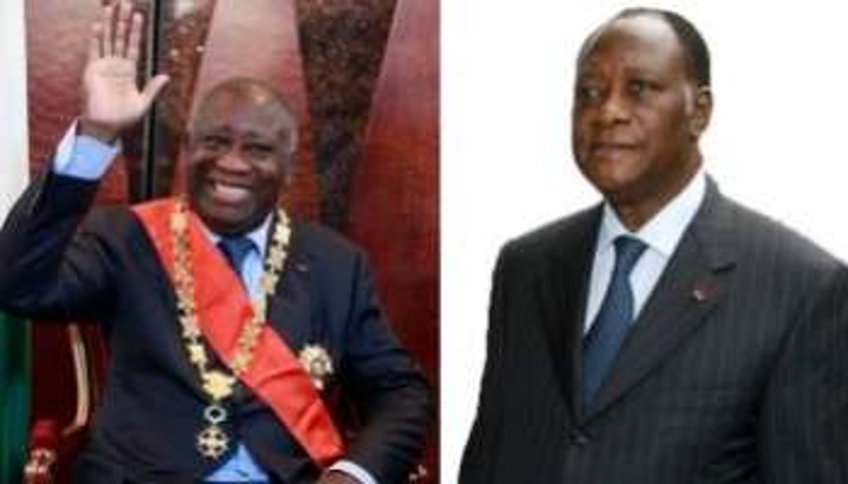 Le combat Gbagbo-Ouattara se joue aussi dans les médias français. © Reuters