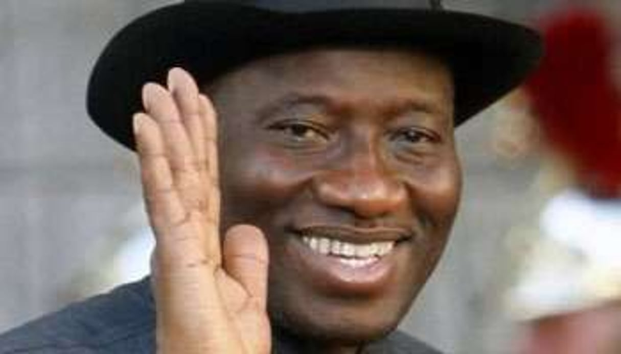Le président nigérian Goodluck Jonathan à Nice lors du sommet Afrique-France. © AFP