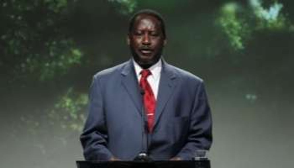 Raila Odinga doit passer par Abuja avant de se rendre à Abidjan. © AFP