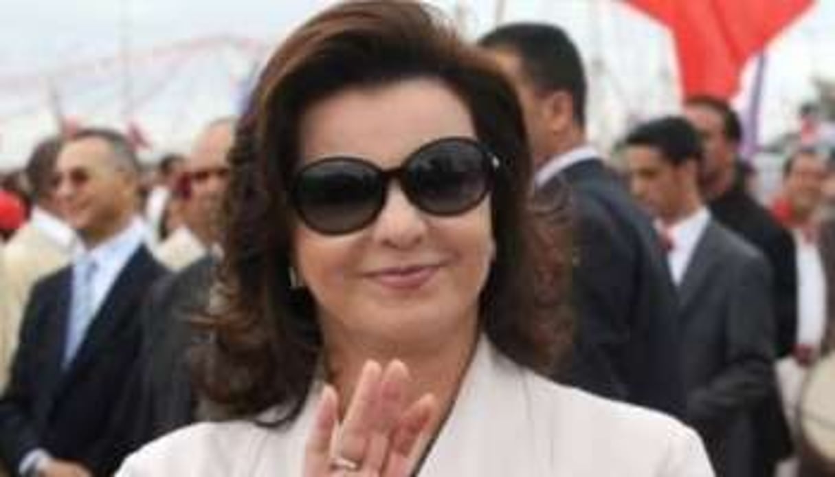 Pour les Tunisiens, Leïla Ben Ali symbolise la mainmise des proches du pouvoir sur l’économie. © Fethi Belaïd / AFP