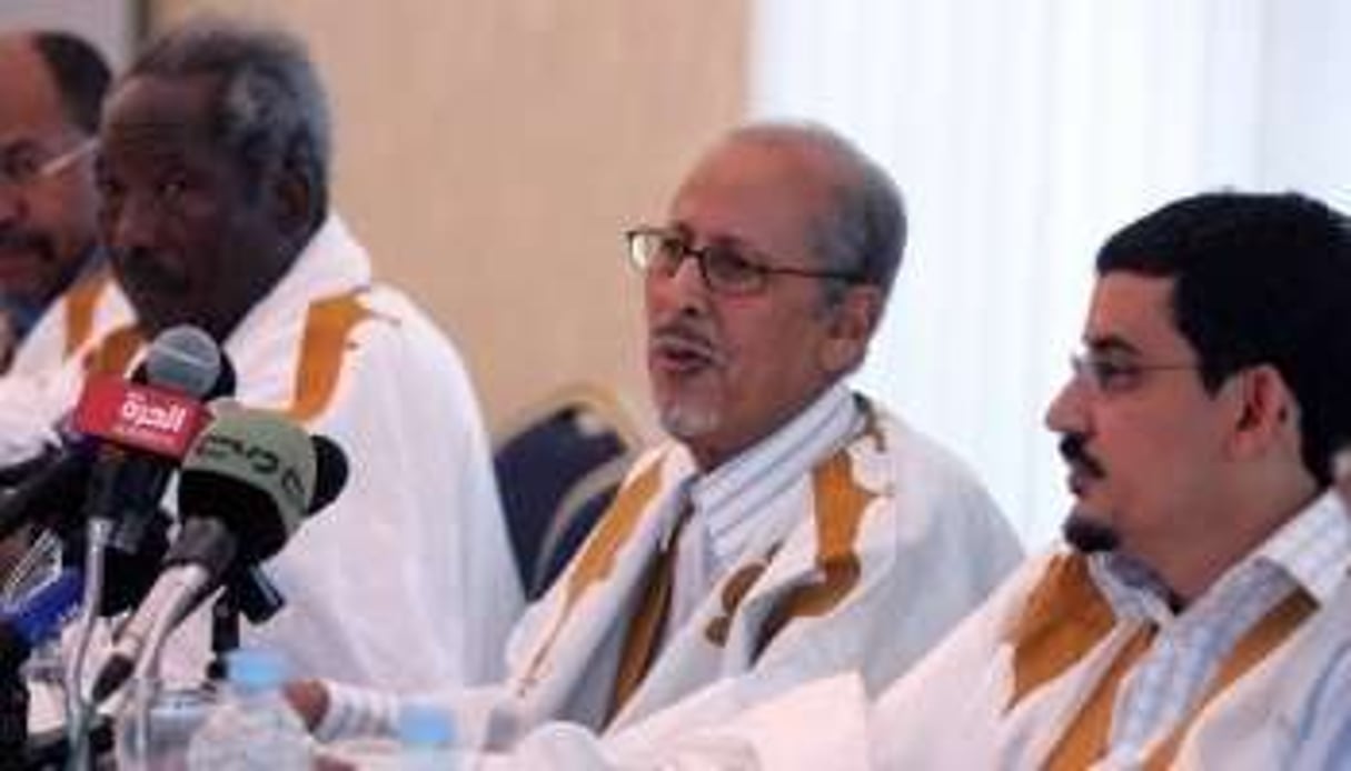 Les leaders de l’opposition mauritanienne au cours d’une conférence de presse à Nouakchott. © D.R.