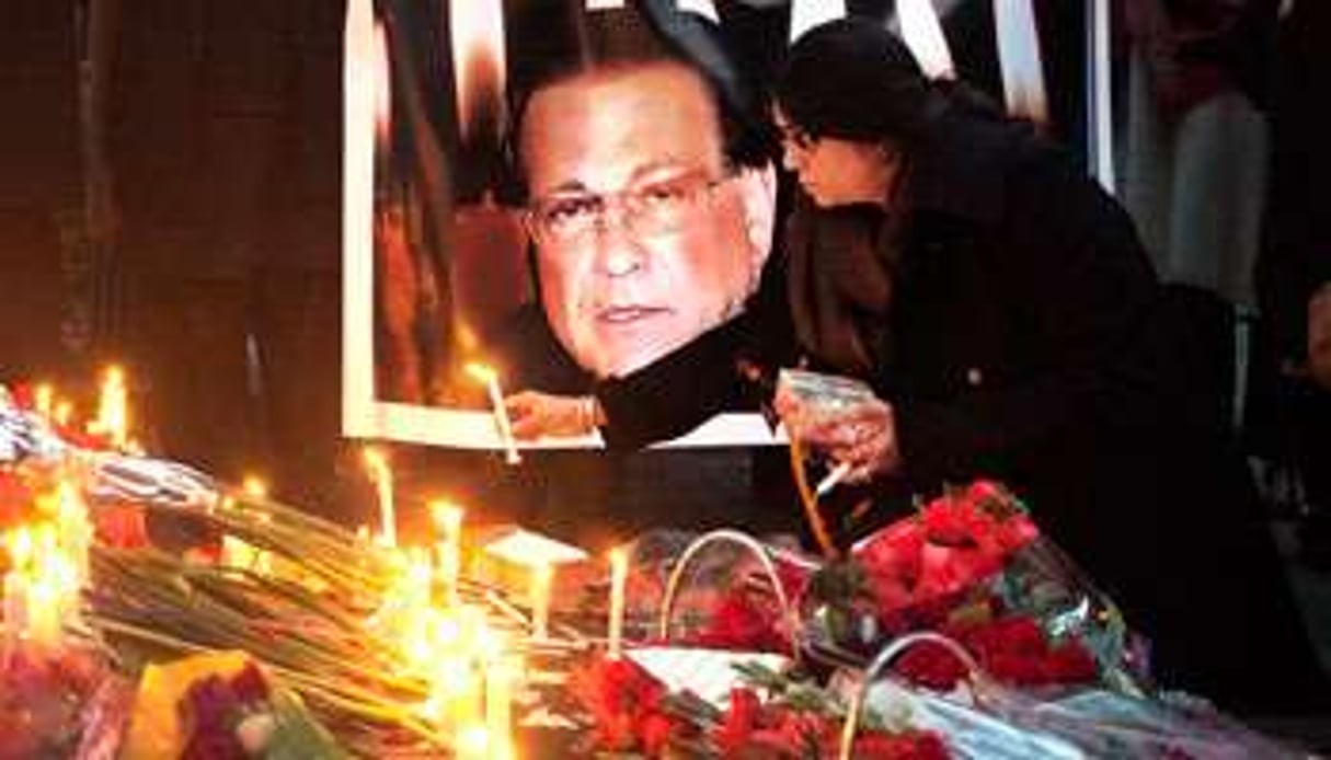 Hommage à Salman Taseer, le gouverneur du Pendjab, assassiné le 4 janvier 2011. © Faisal Mahmood/Reuters