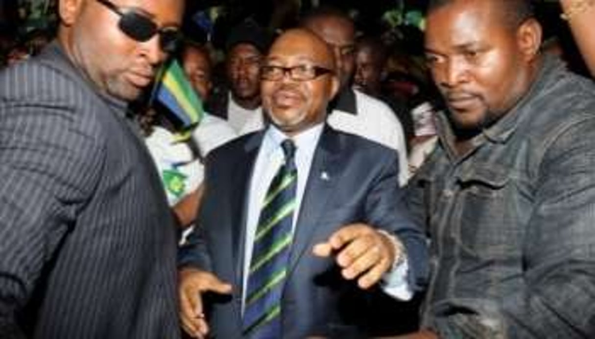 L’opposant André Mba Obame, le 30 décembre 2010 au Gabon. © afp