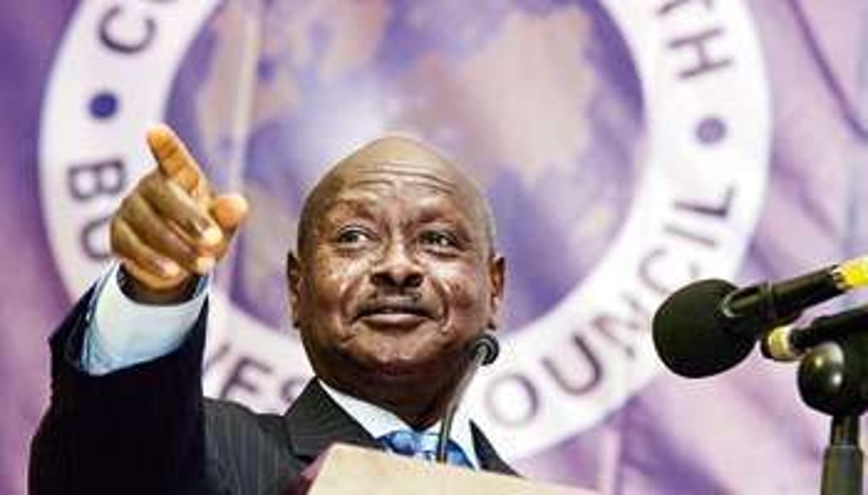Le président ougandais est candidat à un quatrième mandat d’affilée. © Reuters