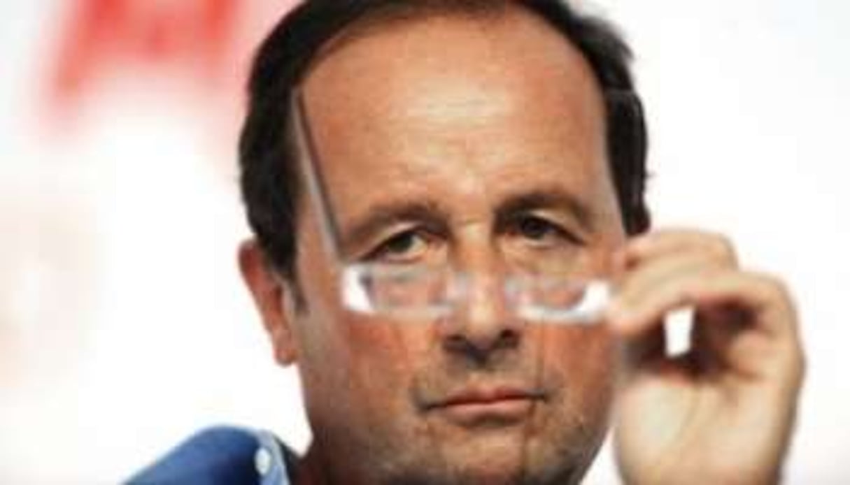 François Hollande veut être un candidat « grave, stable, rassembleur » pour le PS. © Jean-Pierre Muller / AFP