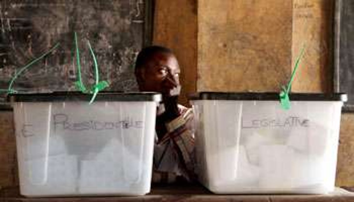 Le 23 janvier, jour du scrutin, à Bangui. © Baudouin Mouanda
