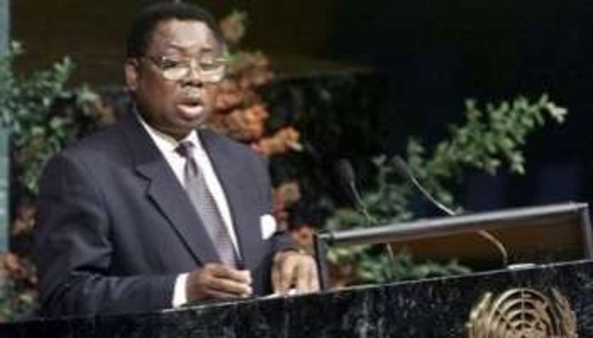 L’ex-ministre ghanéen des Affaires étrangères, James Victor Gbeho, en septembre 1999, à l’ONU. © AFP
