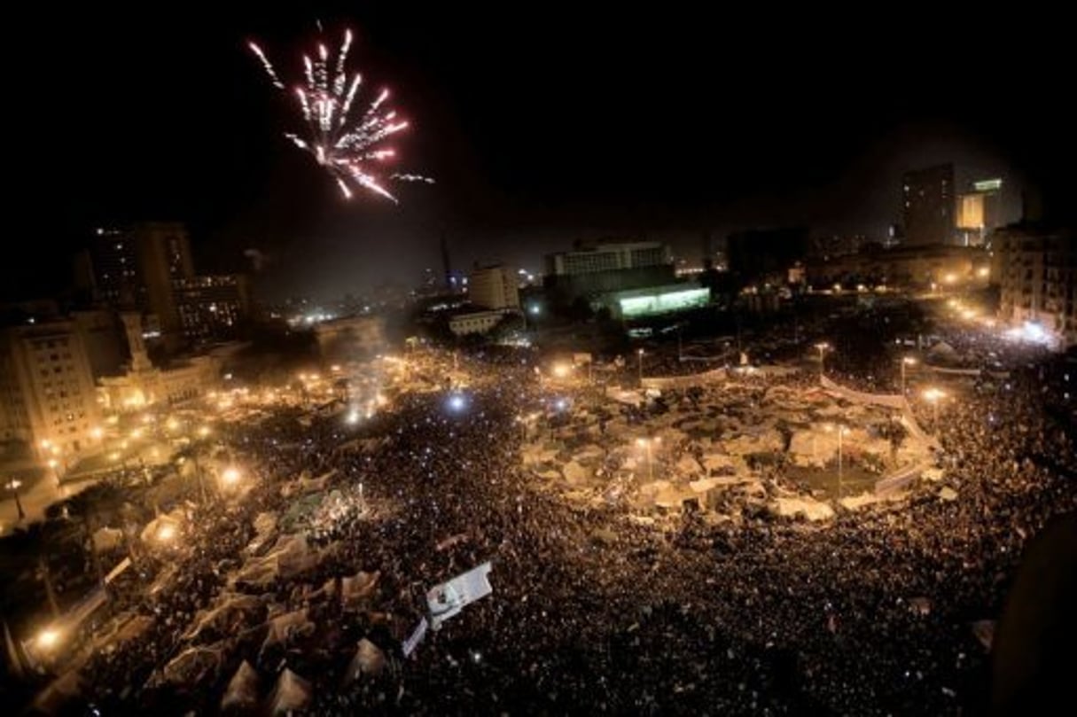 Moubarak chassé du pouvoir par la rue, l’Egypte en liesse © AFP