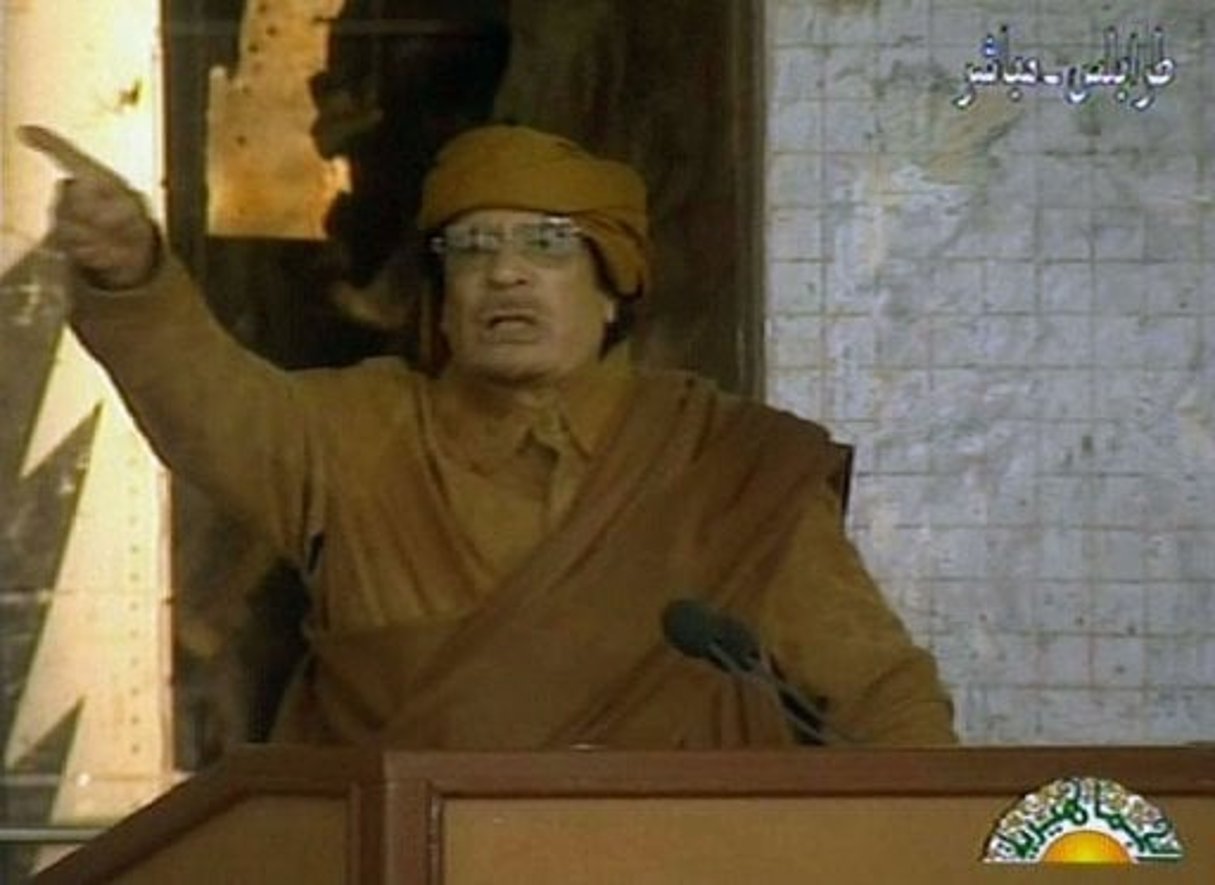 Kadhafi reste en Libye « en chef de la révolution » © AFP