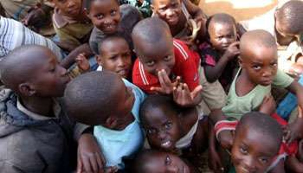 Des enfants rwandais à Kigali le 10 février 2011. © AFP