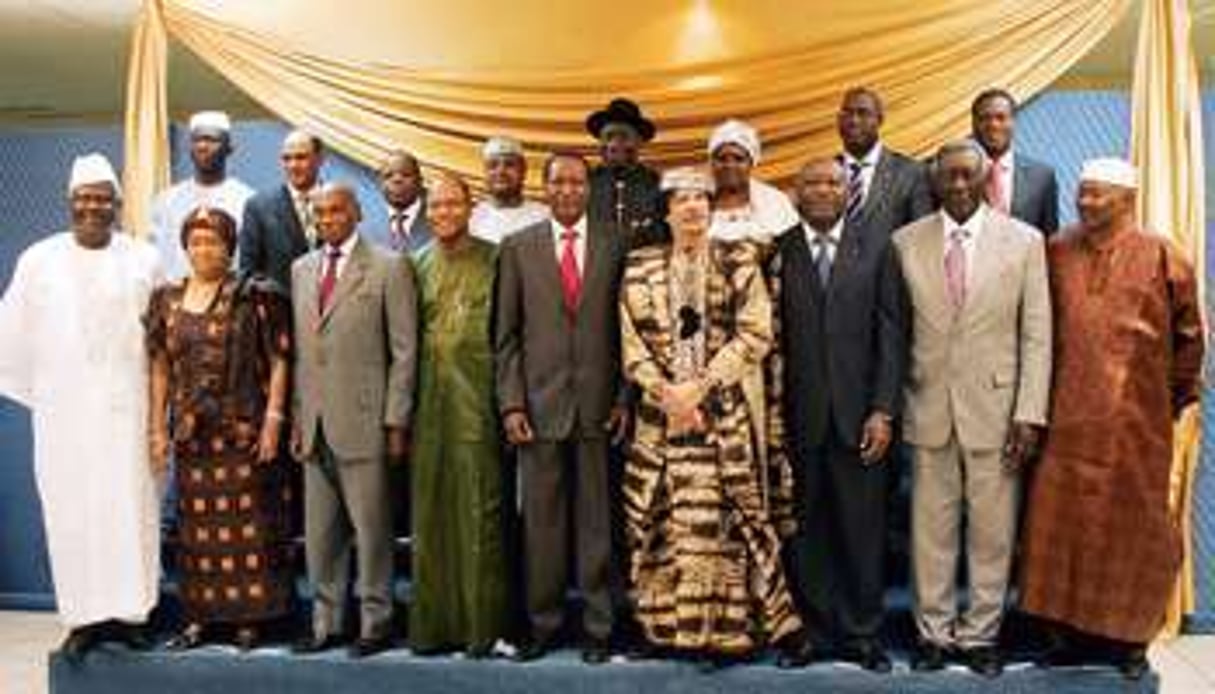 Sommet de la Cedeao à Ouagadougou, en janvier 2008. © AFP