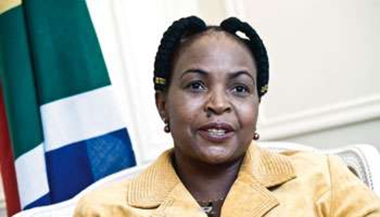 Maite Nkoana-Mashabane, chef de la diplomatie sud-africaine. © Vincent Fournier/J.A.