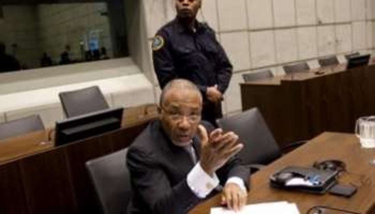 L’ancien président libérien Charles Taylor, le 8 février 2011 devant le TSSL près de La Haye. © AFP