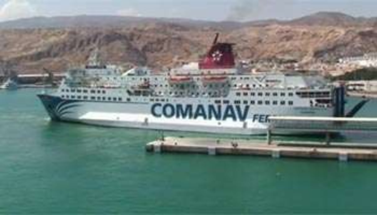Le ferry marocain Mistral Express, en Espagne. © YouTube
