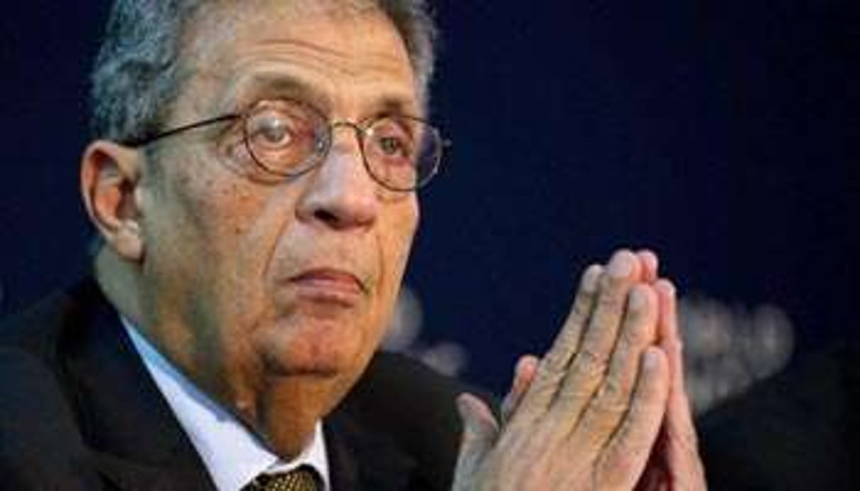 Le chef de la ligue arabe Amr Moussa. © AFP