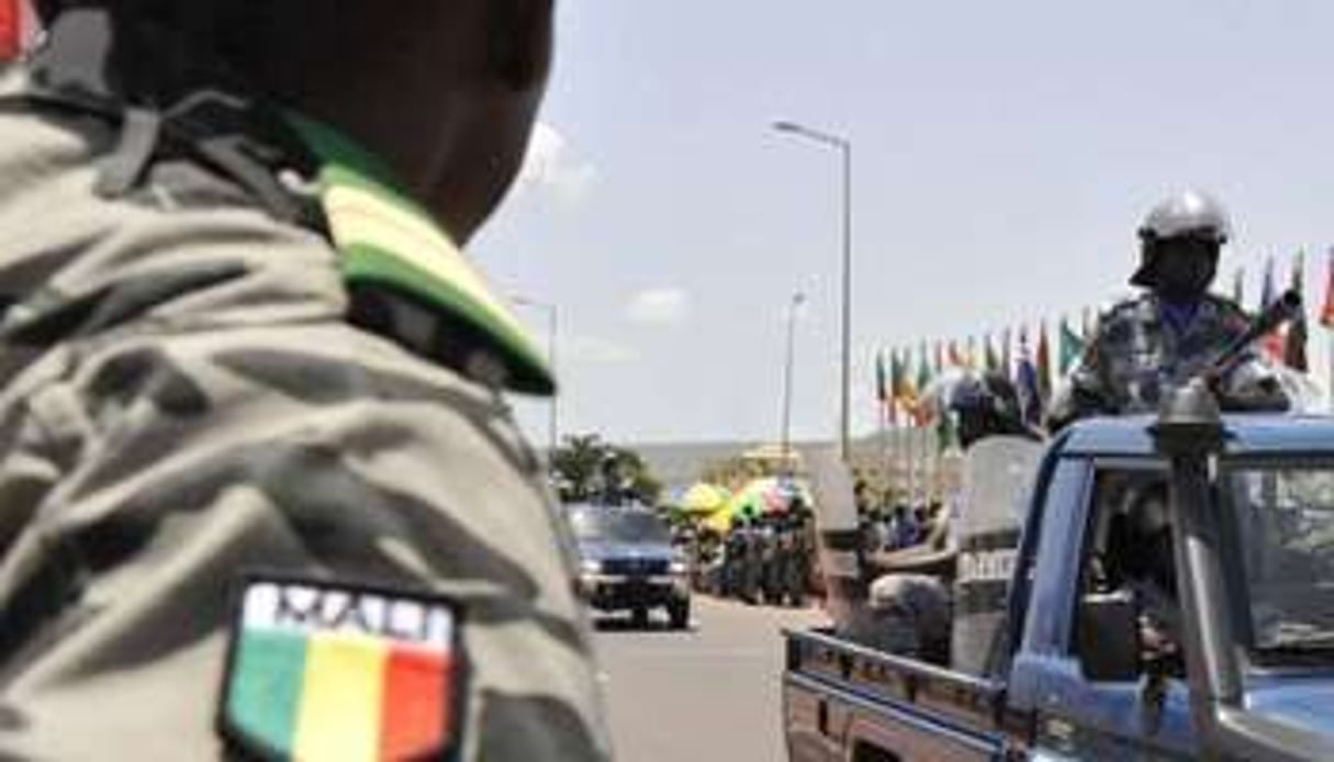 Forces de sécurité malienne à Bamako, le 22 septembre 2010. © AFP