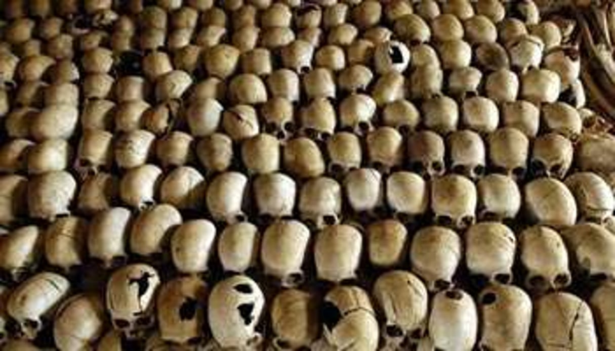 Mémorial du génocide à Nyamata, au Rwanda, le 27 février 2004. © AFP