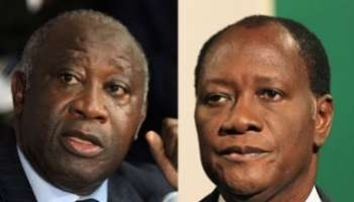 Des émissaires officieux de Laurent Gbagbo proposent à Alassane Ouattara de partager le pouvoir. © Reuters