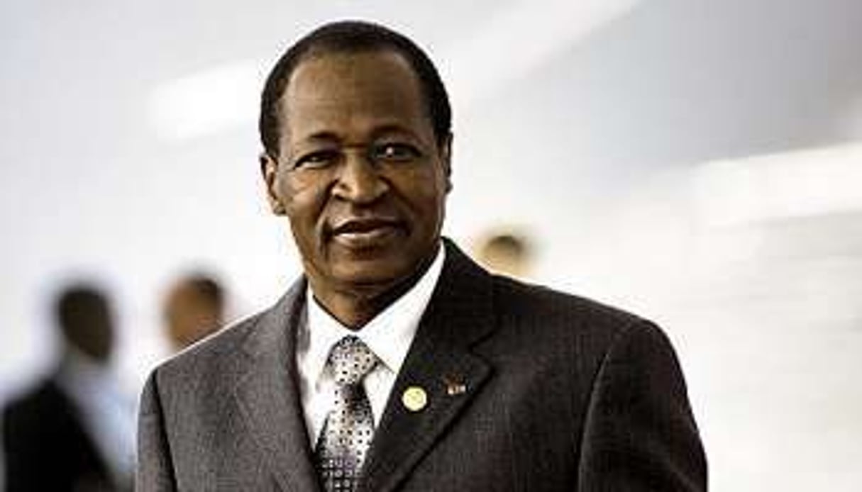 Blaise Compaoré, président du Burkina Faso. © Patrick Robert