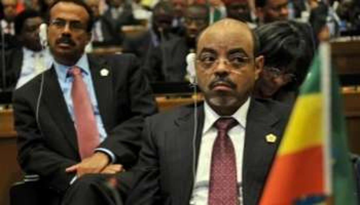 Meles Zenawi, au sommet de l’UA à Addis-Abeba, le 30 janvier 2011. © AFP