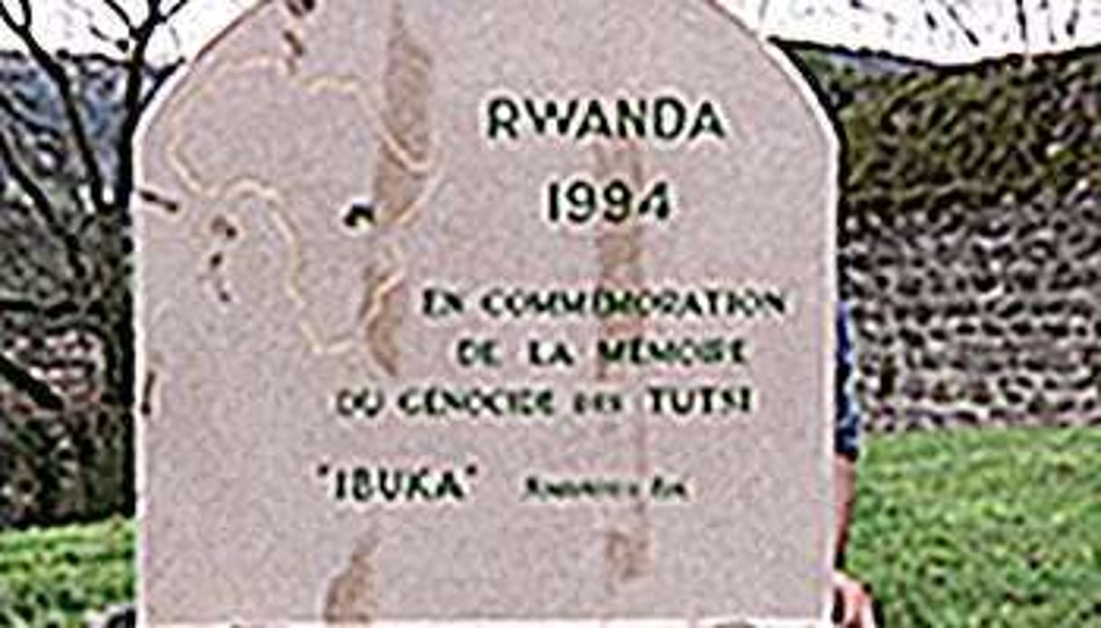 Le mémorial du génocide rwandais, le 9 avril à Cluny. © D.R.