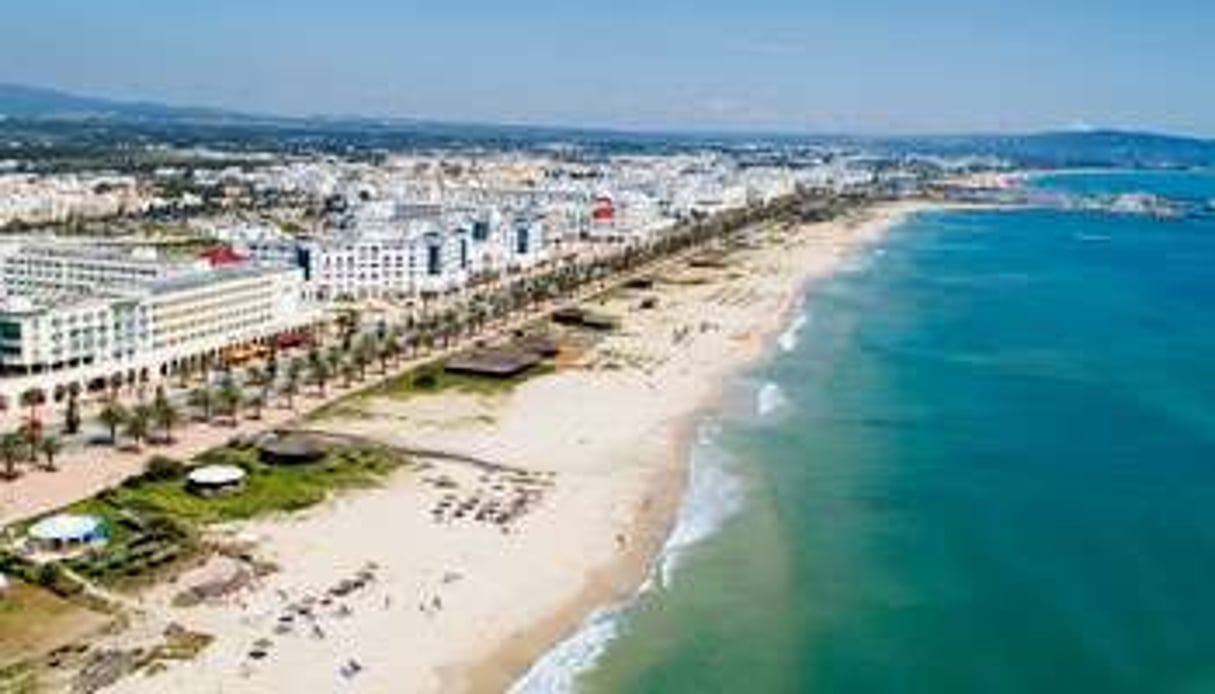 La plage de Hammamet. © Nicolas Fauqué/imagesdetunisie.com