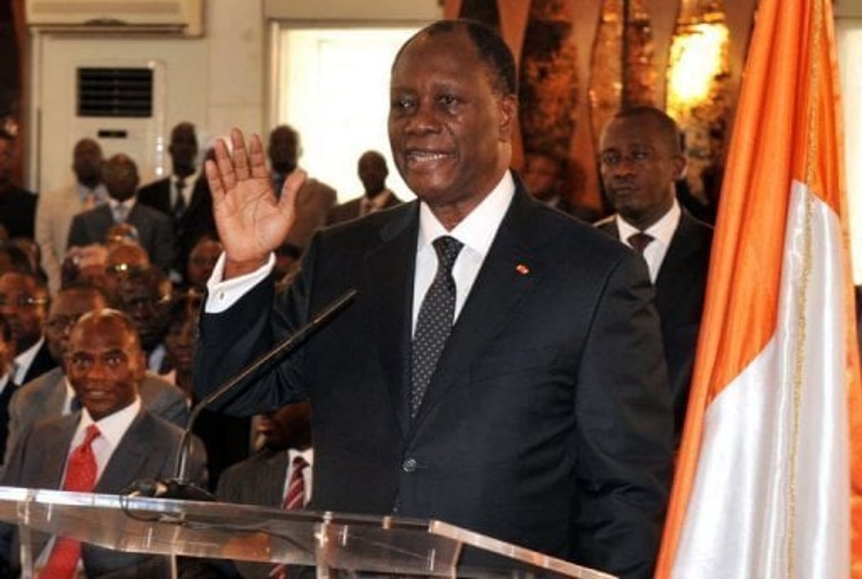 Visite jeudi au Sénégal du président ivoirien Alassane Ouattara © AFP