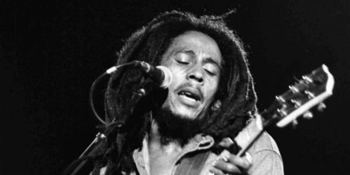 Bob Marley lors d’un concert à Paris, le 4 juillet 1980. © Langevin/AP/SIPA