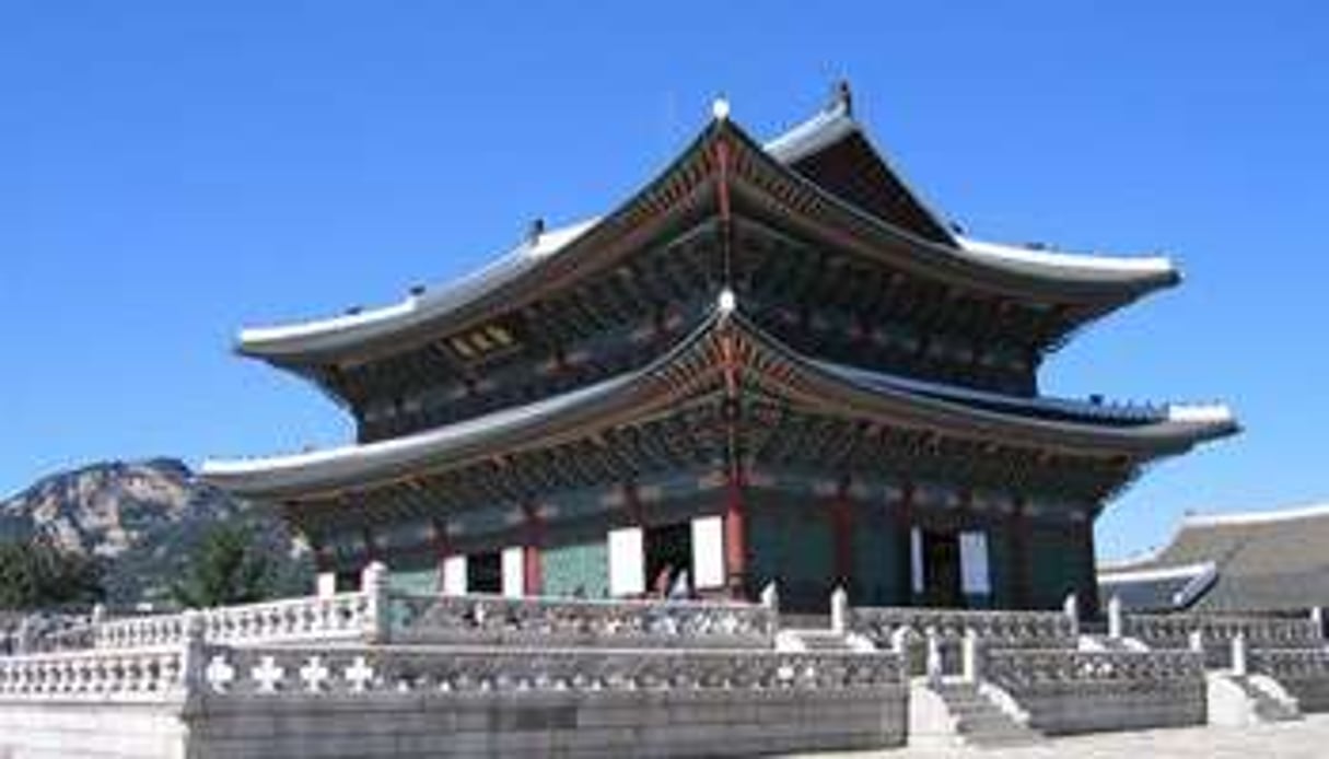 Le Palais de Gyeongbokgung à Séoul, du début du royaume de Choson. © AFP