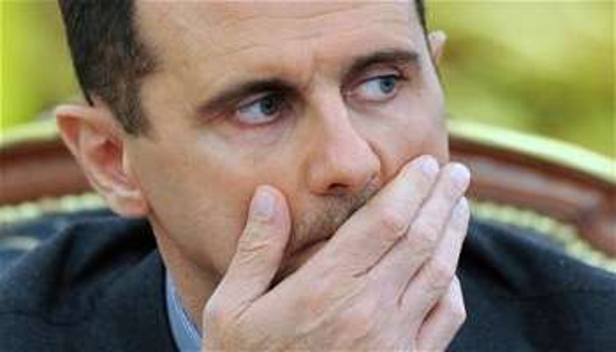 Bachar al-Assad et certains proches sont visés par les sanctions européennes. © AFP