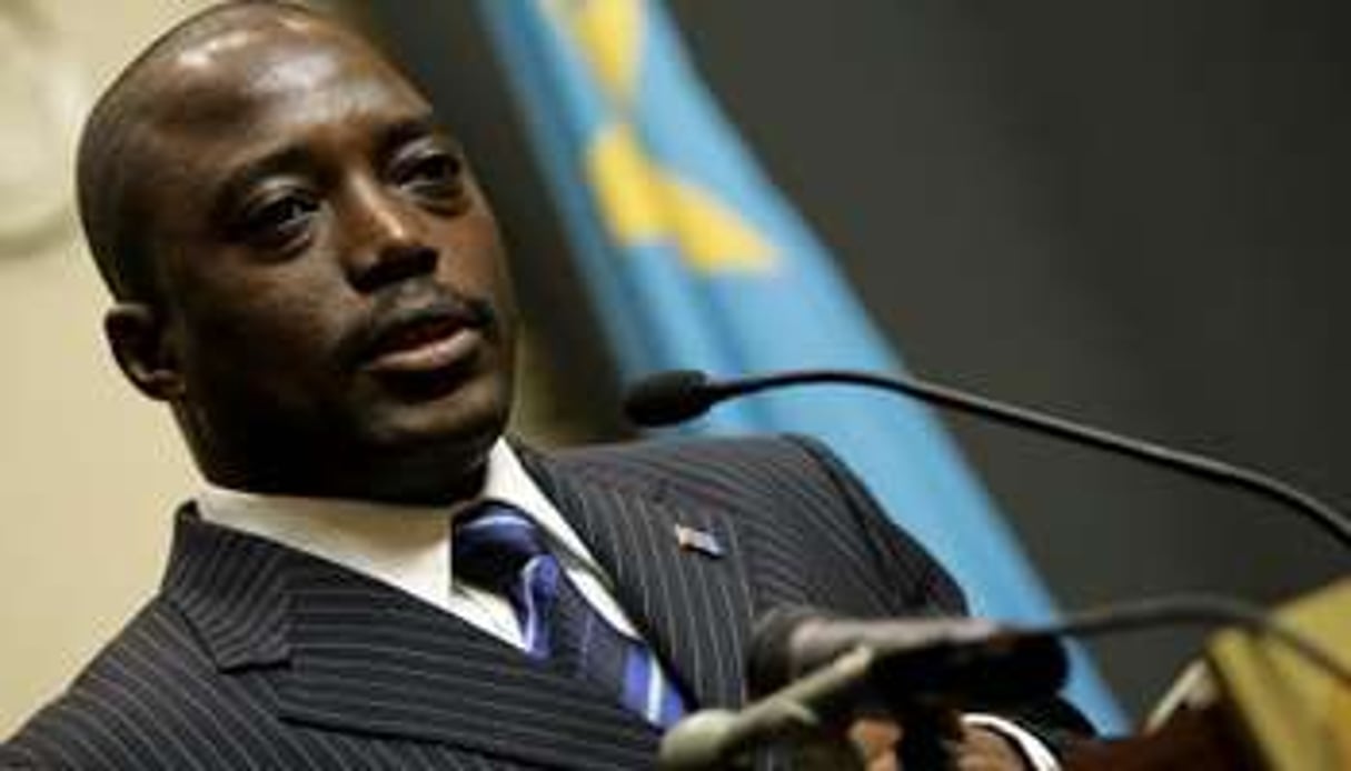 Le président sortant et candidat Joseph Kabila. © AFP